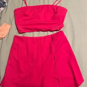 cute 2 pc pink set